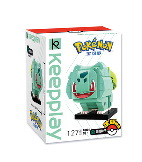 Keeppley Pokemon A0104 Bulbasaur Qman 빌딩 블록 장난감 세트