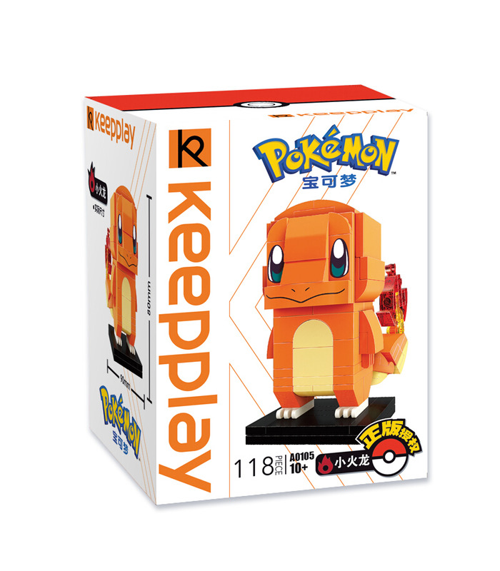 Keeppley Ppokemon A0105 Charmander Qman Building Blocks Toy Set