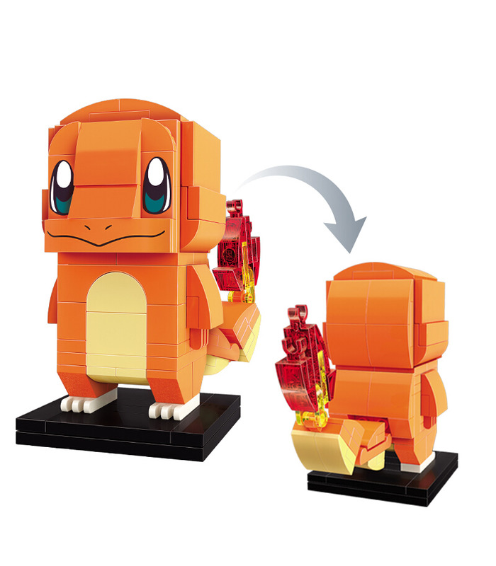 Keeppley Ppokemon A0105 Charmander Qman Building Blocks Toy Set