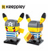 Keeppley Ppokemon K20202 Pikachu COS Water Fleet Qman Building Blocks Toy Set