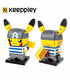 Keeppley Ppokemon K20202ピカチュウCOS水艦Qmanビルブロック玩具セット