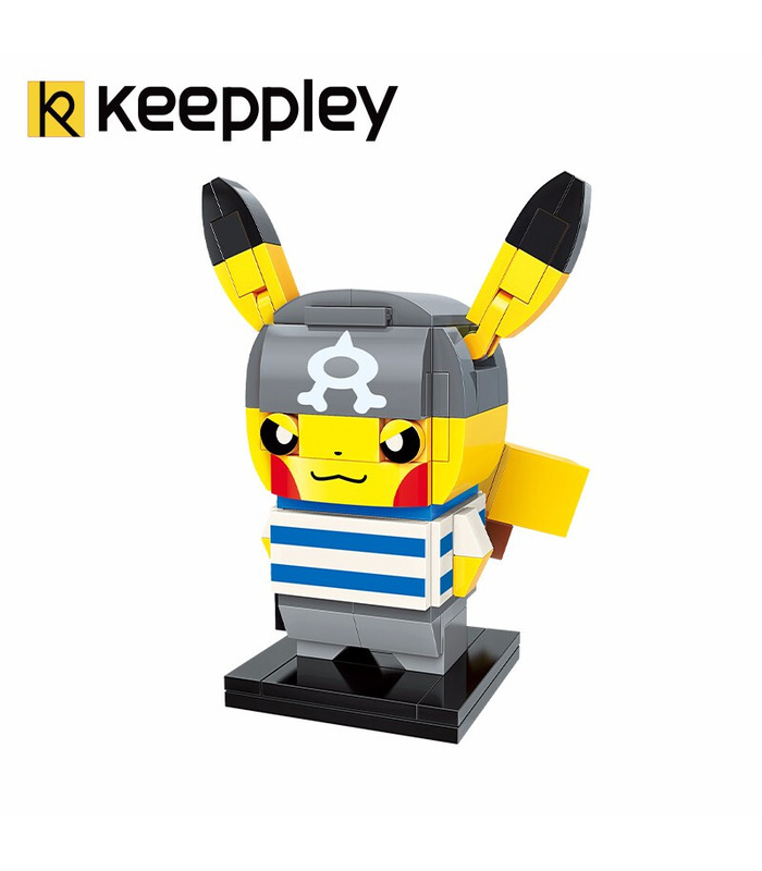 Keeppley Ppokemon K20202 Pikachu COS Water Fleet Qman Building Blocks Toy Set