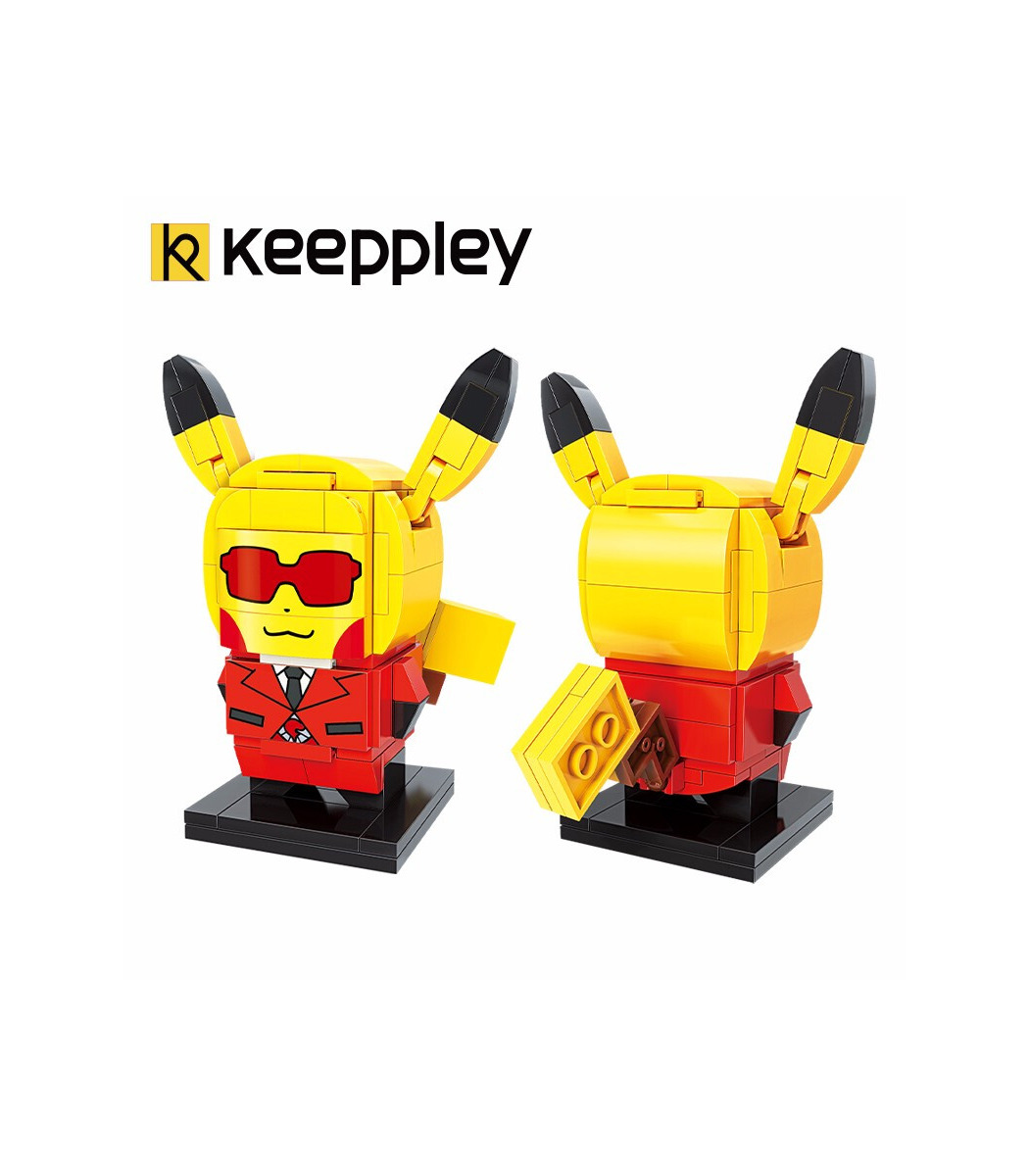 Keeppleyポケモンk4ピカチュウcos Flashチームqmanビルブロック玩具セットbuildingtoystore Com