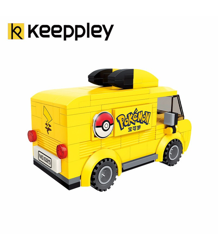 Keeppley Pokemon K20206 Pikachu Bus Qman Building Blocks Toy Set