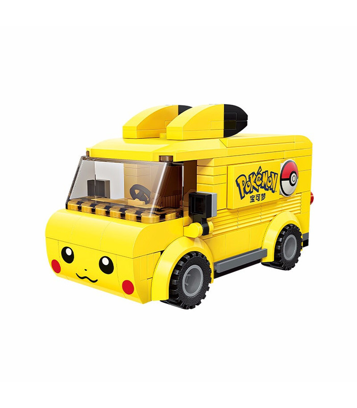 Keeppley Pokemon K20206 Pikachu Bus Qman Building Blocks Toy Set