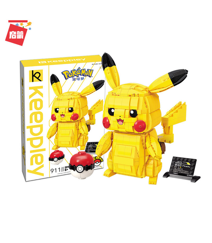 Keeppley Pokemon S0101 Pikachu Gran Qman Bloques De Construcción De Juguete Set