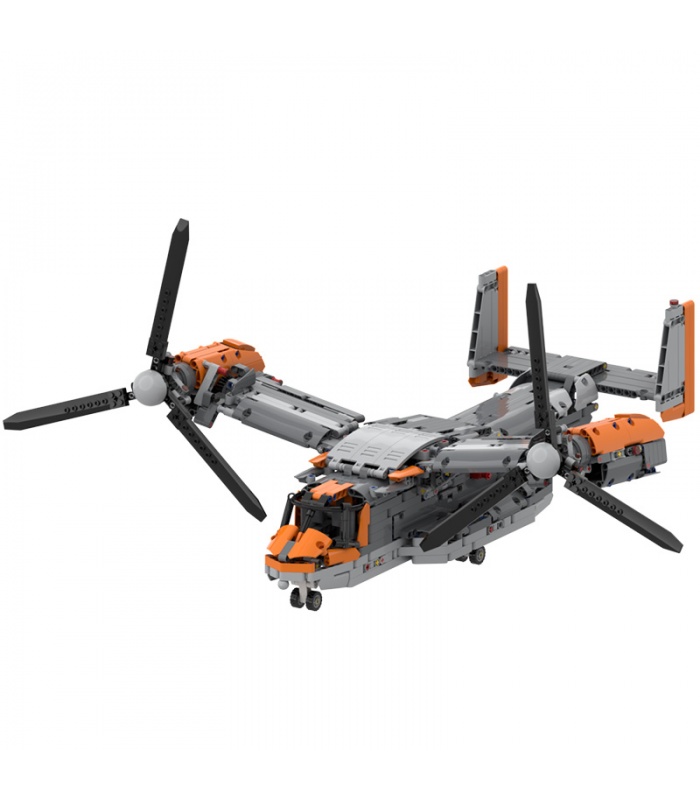 Custom Bell Boeing V-22 Osprey Building Bricks Toy Set 1725 Pieces