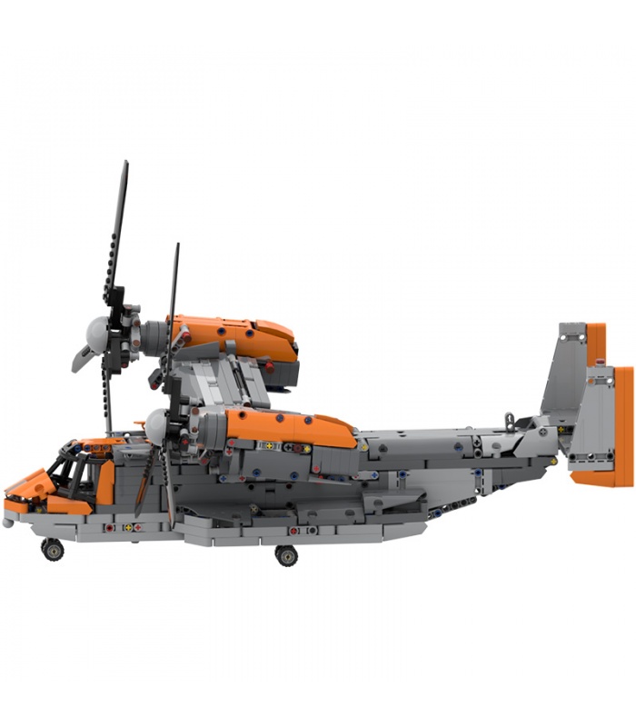 Custom Bell Boeing V-22 Osprey Building Bricks Toy Set 1725 Pieces