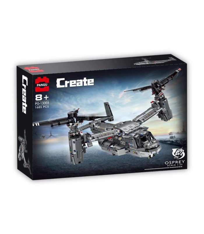 PANGU PG-13003 Bell Boeing V-22 Osprey Building Bricks Toy Set