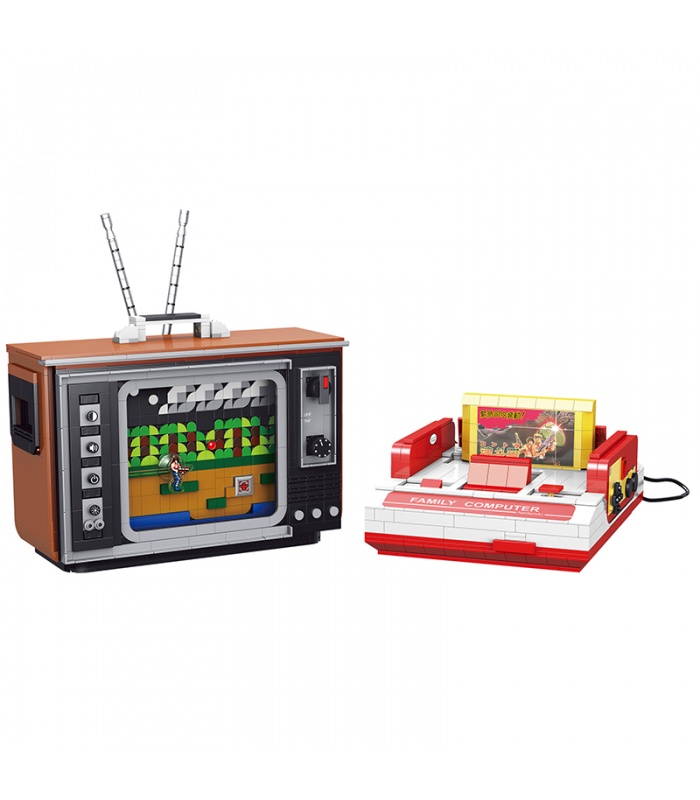 Super 18k K129 Contra TV Game Console Building Bricks Toy Set