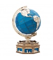 ROKR 3D Puzzle Rotatable 3D Globe Earth Model Wooden Building Toy Kit