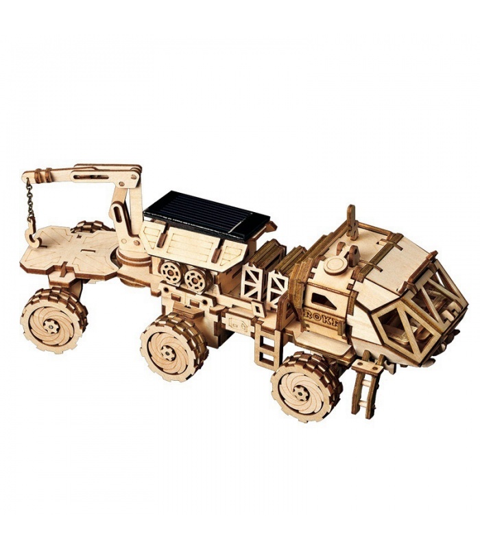 ROKR 3D Puzzle Discovery Rover Wooden Building Toy Kit