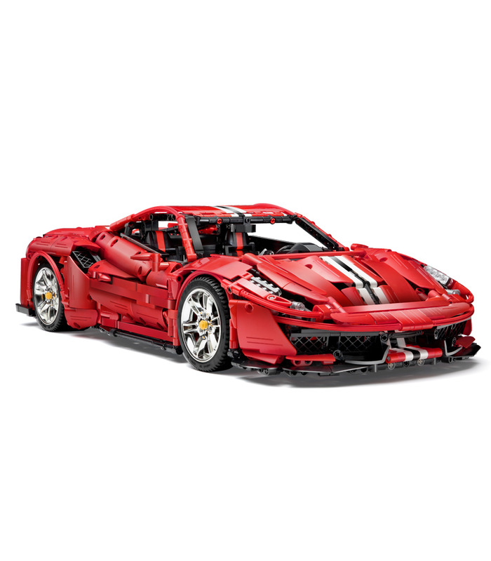 CaDA C61042フェラーリPista488スーパーカー-マスターシリーズリモート制御ブロック玩具