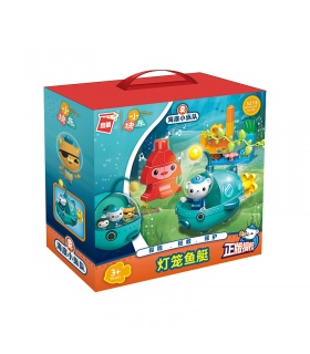 ÉCLAIRER 5215 Octonauts les Balanes Lanterne de Bateau de Poissons Blocs de Construction Jouets Jeu