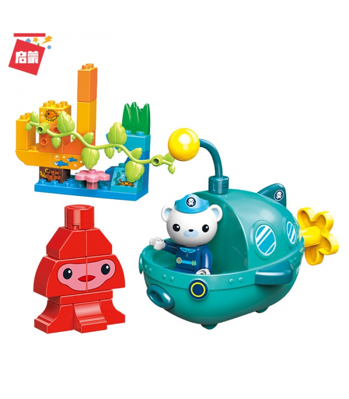 ENLIGHTEN 5215 Octonauts Barnacles Lantern Fish Boat Building Blocks Toy Set