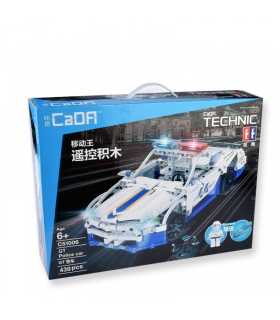 ダブルイーグルCaDA C51006フォード警察の車ブロック玩具セット