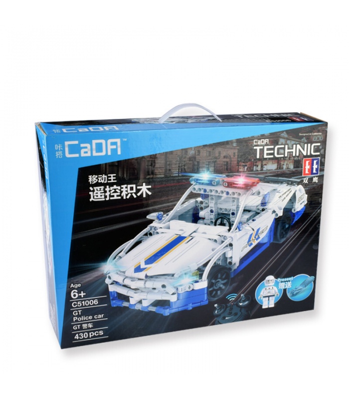 ダブルイーグルCaDA C51006フォード警察の車ブロック玩具セット