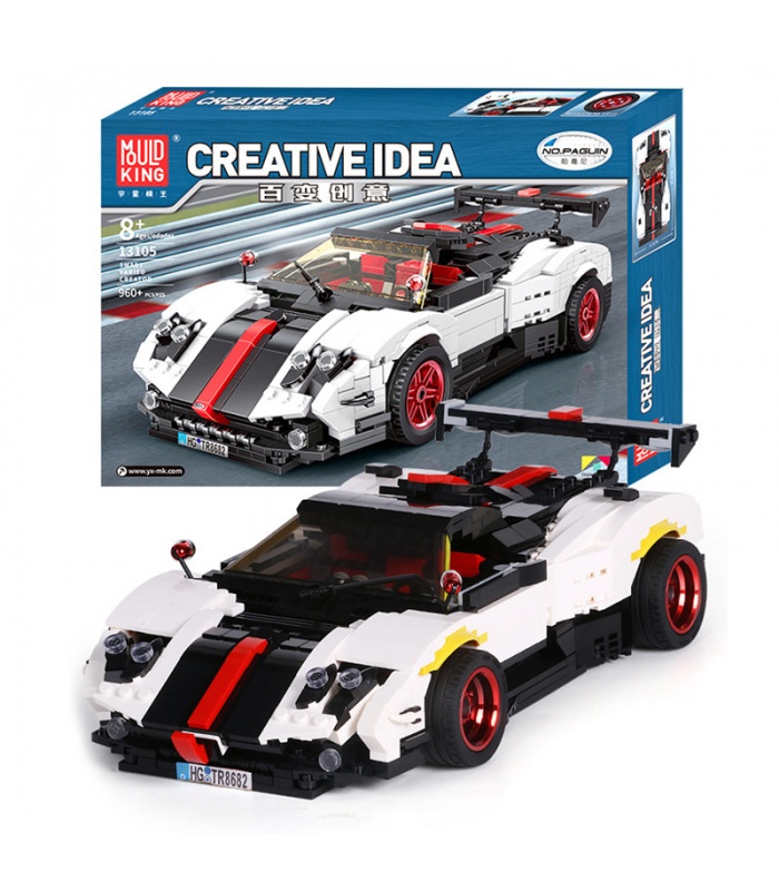 MOLDE REY 13105 Pagani Zonda Cinque Roadster Idea Creativa Bloques de Construcción de Juguete Set