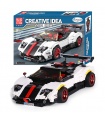 MOULD KING 13105 Pagani Zonda Cinque Roadster Creative Idea Building Blocks Toy Set