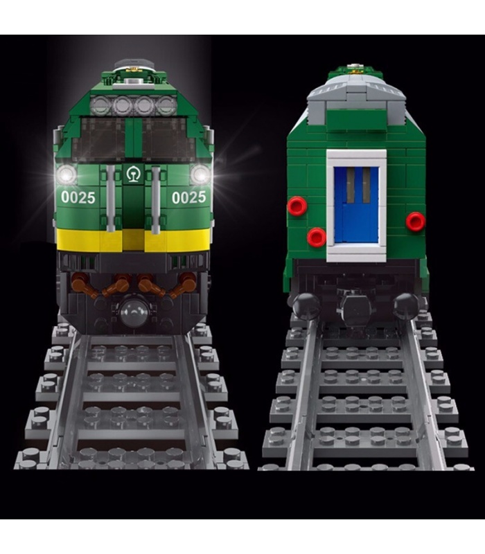 MOULD KING 12001 NJ2 Diesel Locomotives Remote Control Building Blocks Toy Set