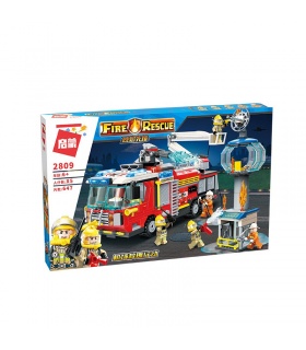 ENLIGHTEN 2809 Airport Fire Fighting Building Blocks Toy Set