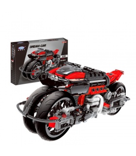 XINGBAO 03021 Motorcycle Building Bricks Toy Set