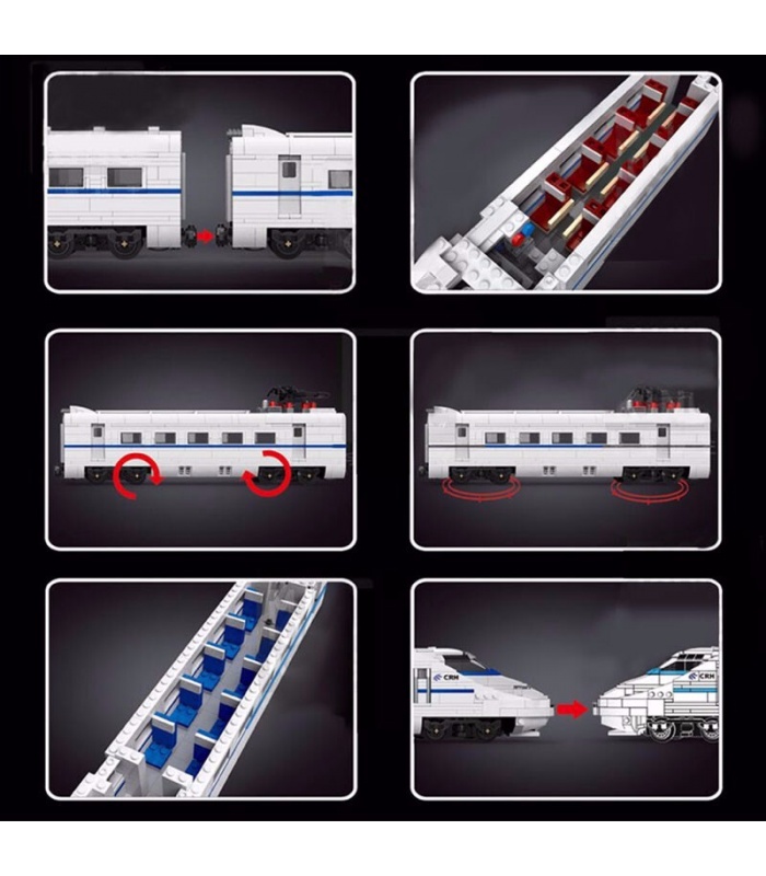 MOLDE REY 12002 CRH2 Tren de Alta Velocidad de Control Remoto de los Bloques de Construcción de Juguete Set