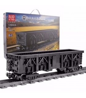 MMOC Technik Bausatz 665 Klemmbausteine Zug Eisenbahn Überführung Custom Bausteine Bauset Kompatibel mit Lego Zug Mould King 12008