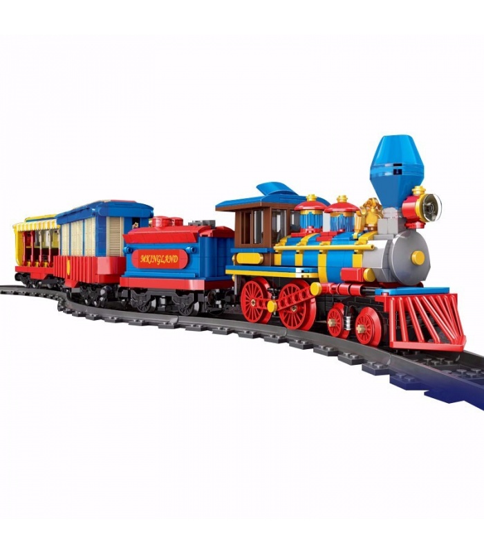 MOULD KING 12004 MKingLand Dream Train Remote Control Building Blocks Toy Set