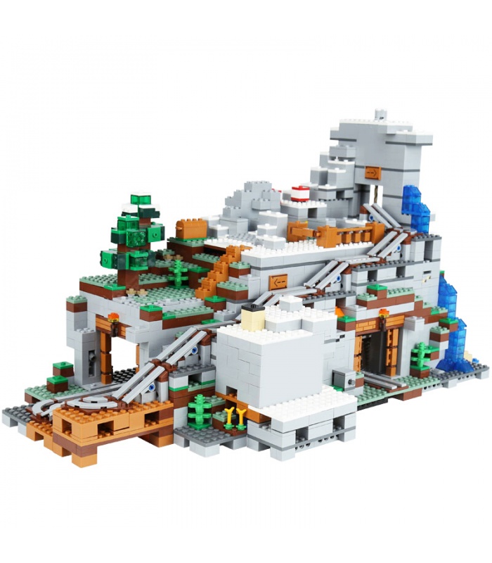 Custom Minecraft The Mountain Cave Compatible Building Bricks Toy Set 2932 Pieces