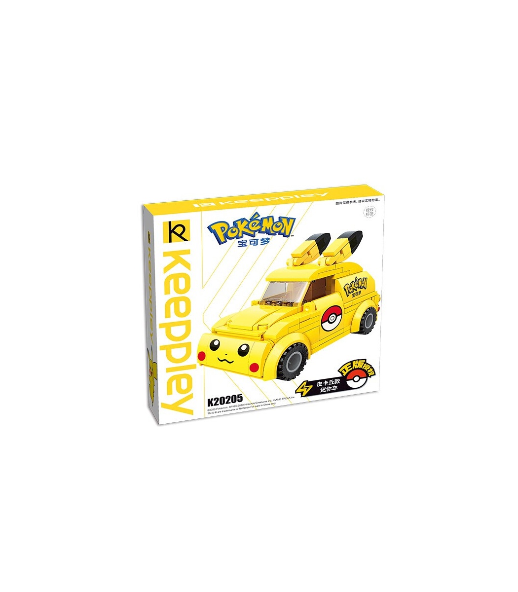 KeeppleyポケモンK20205ピカチュウミニカー Qmanビルブロック玩具