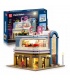 MOLD KING 16001 캘리포니아 다운타운 식당 by dagupa 빌딩 블록 장난감 세트