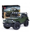 MOULD KING 13124D Army Green Off Road Vehicle Rubicon RC Building Blocks Toy Set