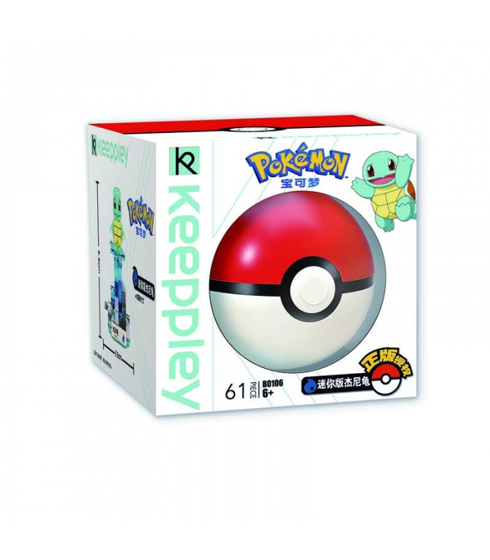 Keeppley Ppokemon B0106 Squirtle Qman Bausteine Spielzeugset