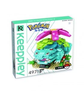 Keeppley Pokemon B0107 Venusaur Qman 빌딩 블록 장난감 세트