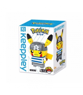 Keeppley Ppokemon K20202 Pikachu COS Water Fleet Qman 빌딩 블록 장난감 세트