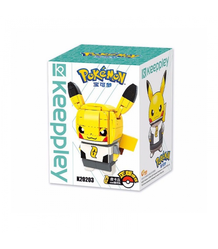 Keeppley Pokemon K20203 Pikachu COS Galaxy Qman Building Blocks Toy Set