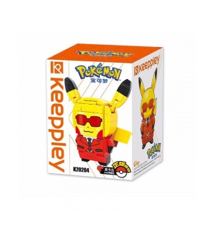 Keeppley Pokemon K20204 Pikachu COS Flash Team Qman 빌딩 블록 장난감 세트
