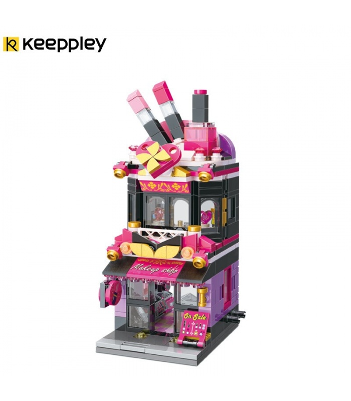 Keeppley City Corner C0103 Trendiges Kosmetikgeschäft QMAN Building Blocks Toy Set