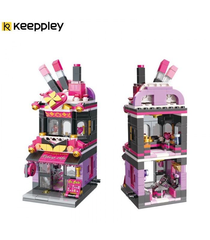 Keeppley City Corner C0103 Trendy Cosmetics Store House QMAN 빌딩 블록 장난감 세트