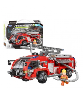 XINGBAO 03028 Feuerwehr Flughafen Feuerwehrauto Bausteine Spielzeug Set