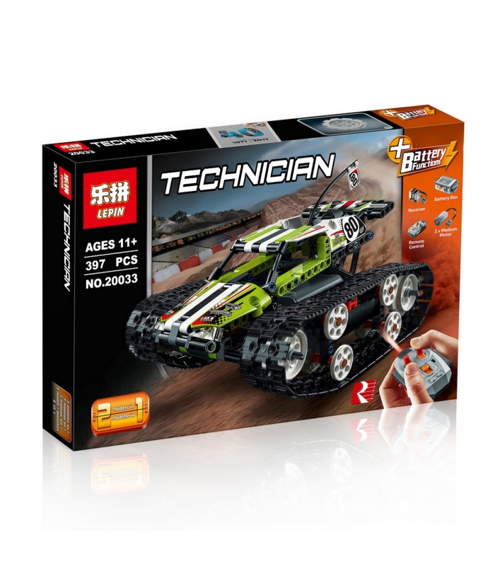 LEPIN 20033 RC Suivi Coureur de Briques de Construction, Jeu de