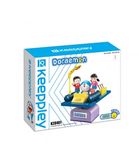 Keeppley K20401 Doraemon Zeitmaschine QMAN Bausteine Spielzeug-Set