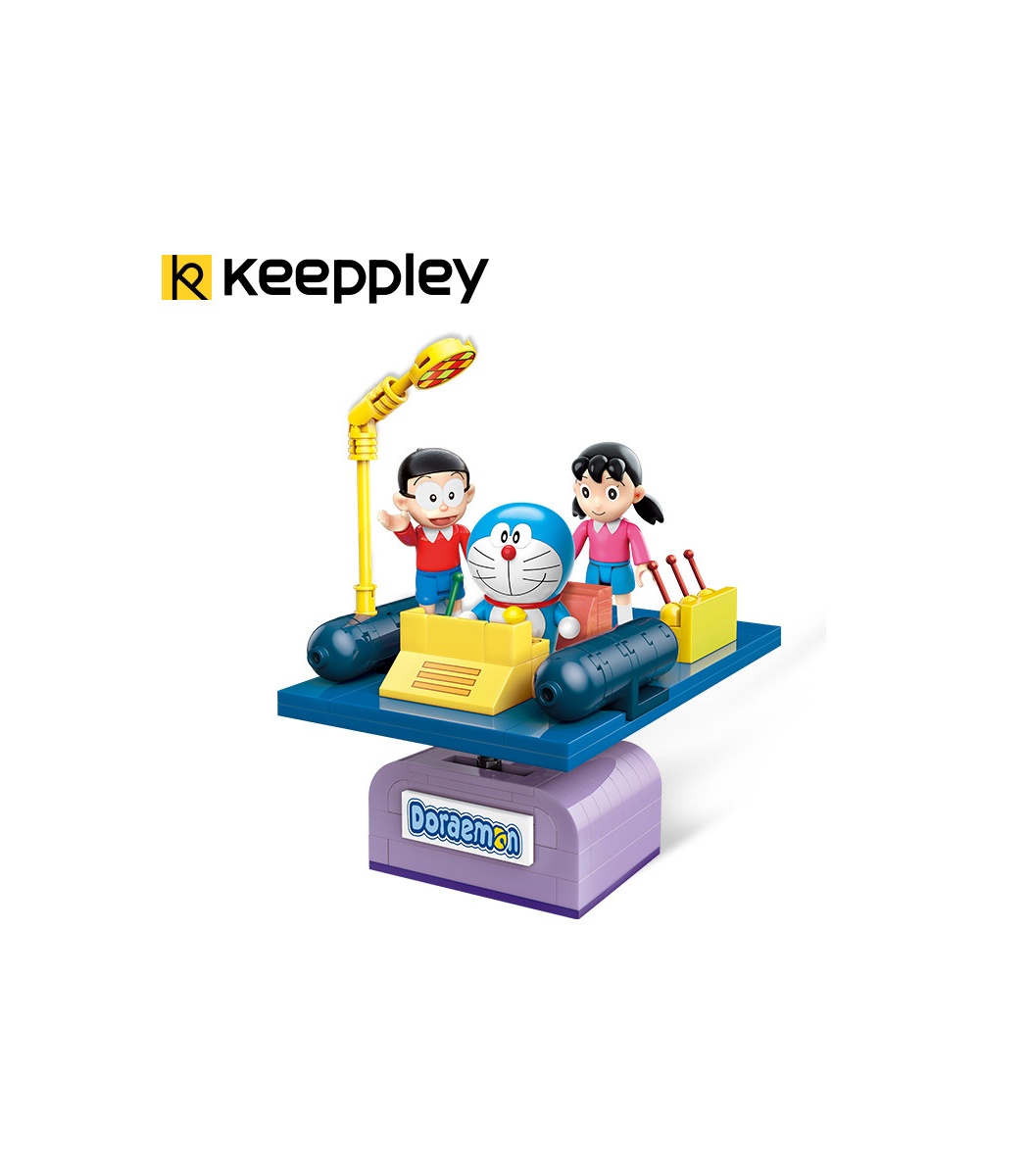Keeppley K20401 ドラえもん タイムマシン QMAN ビルディング ブロック