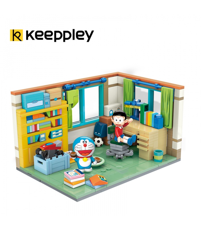 Keeppley K20402 Doraemon Nobita Nobi la Habitación de QMAN Bloques de Construcción de Juguete Set