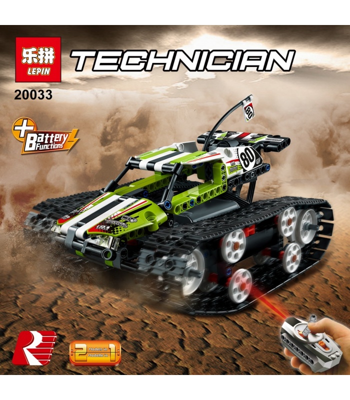 Custom 20033 RC Tracked Racer Building Bricks Toy Set
