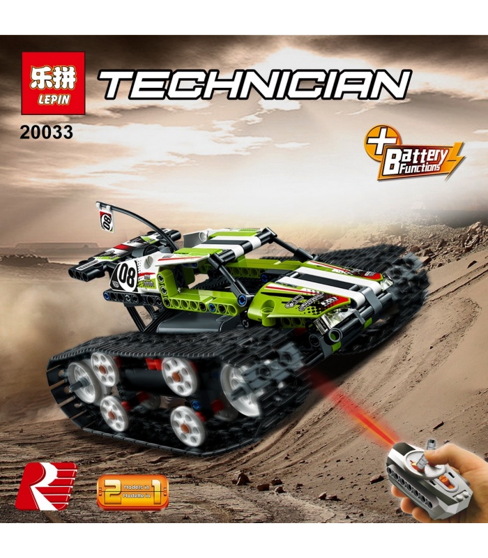 LEPIN 20033 RC Suivi Coureur de Briques de Construction, Jeu de