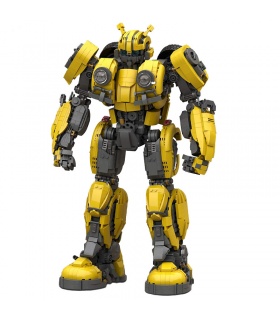 Custom MOC Bumblebee Transforming Building Bricks Toy Set 3500 Pieces