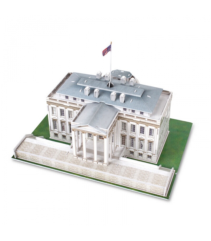 Rompecabezas 3D Cubicfun Americano de la Casa Blanca C060h la Construcción de modelos de Kits de