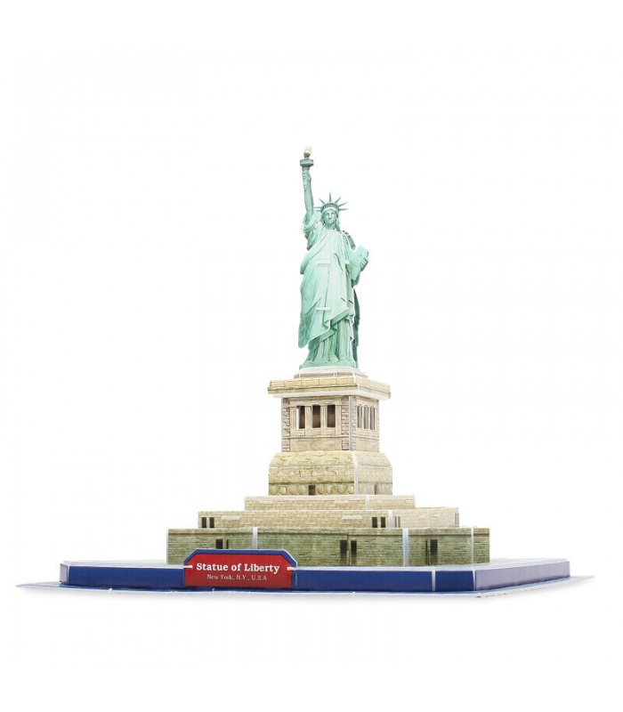 Cubicfun 3D Puzzle Statue of Liberty C080h Model Building Kits